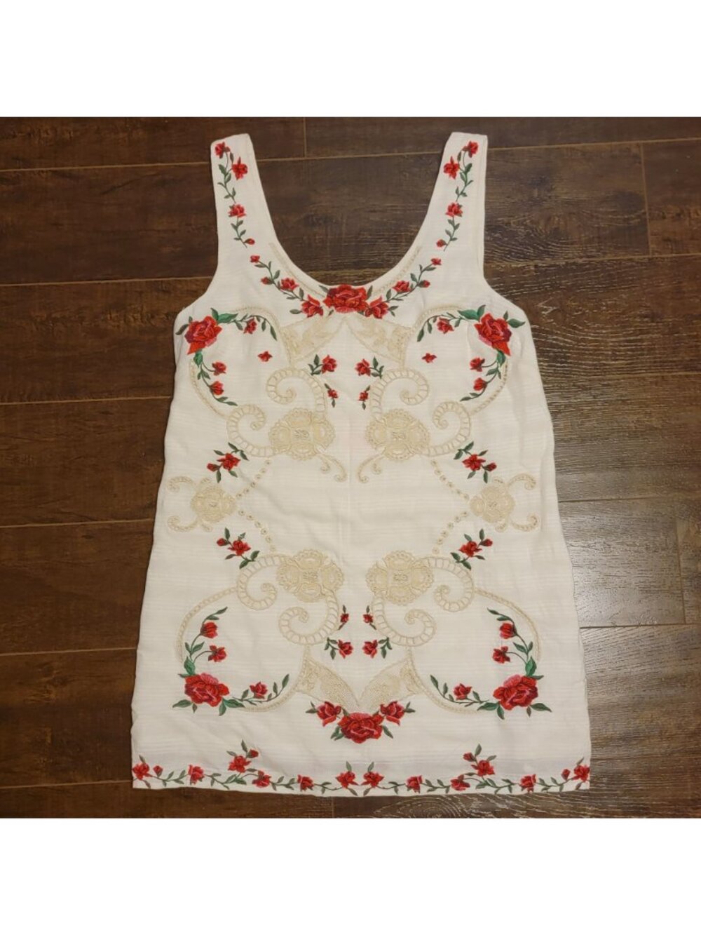 Free People Valeria Mini Dress Festival Boho Chic Embroidered Whimsy Womens S - Picture 3 of 8